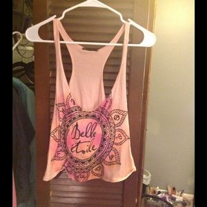 Orange crop top