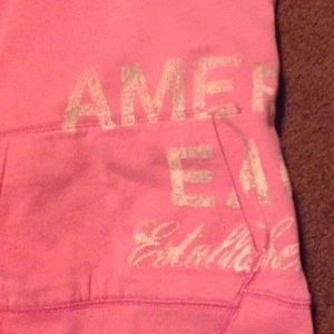Pink American eagle sweatshirt