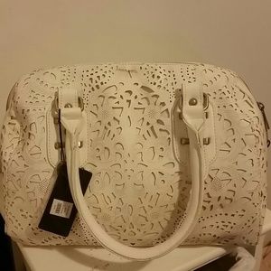 Large White Purse