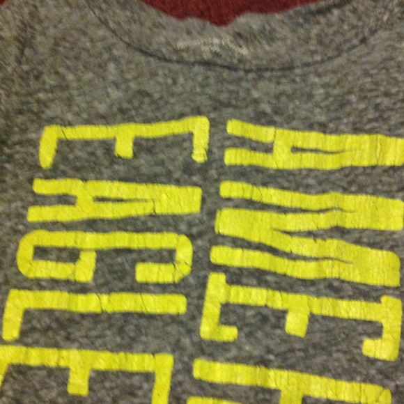 Green and grey tshirt from American eagle