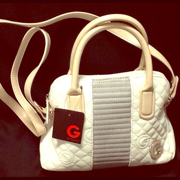 GUESS Multicolor Quilted Satchel Handbag