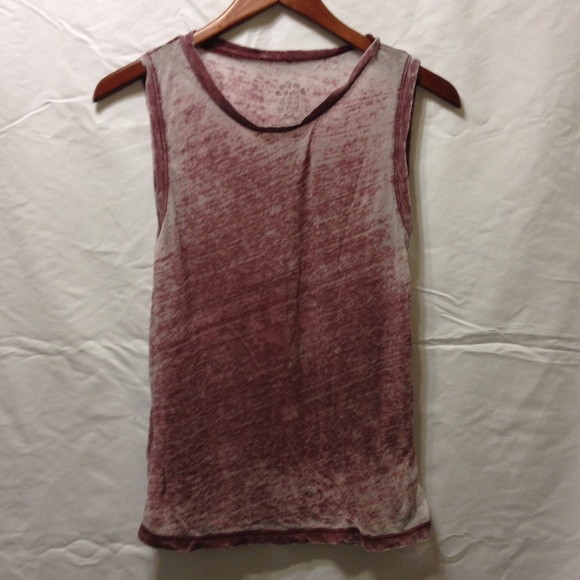 Burgundy Acid Wash Style Tank - Picture 1 of 1