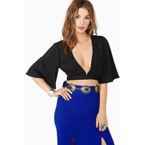 Nasty gal dance crop top