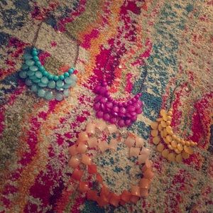 Statement necklaces $10 for all 4
