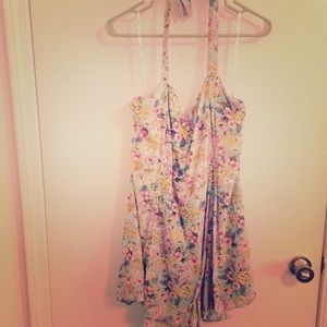Forever 21 Tropical Romper 3x