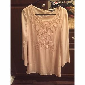 LuLus Champagne Shift Dress