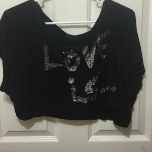 Half shirt from body central