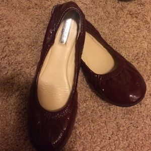 Halogen dark burgundy ballet flats