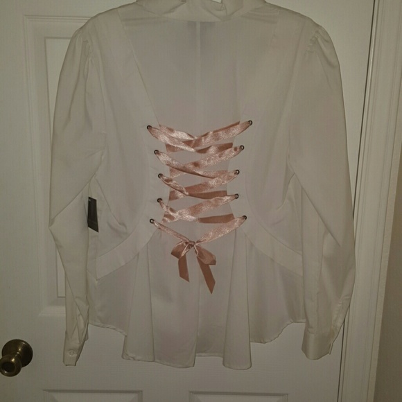 White long sleeve shirt - Picture 2 of 3
