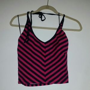 Striped crop top