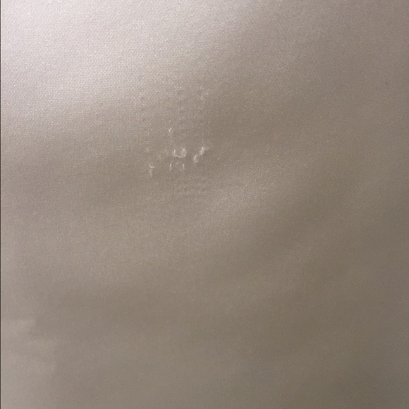 2-piece beige Papell beaded top and long skirt - Picture 3 of 4