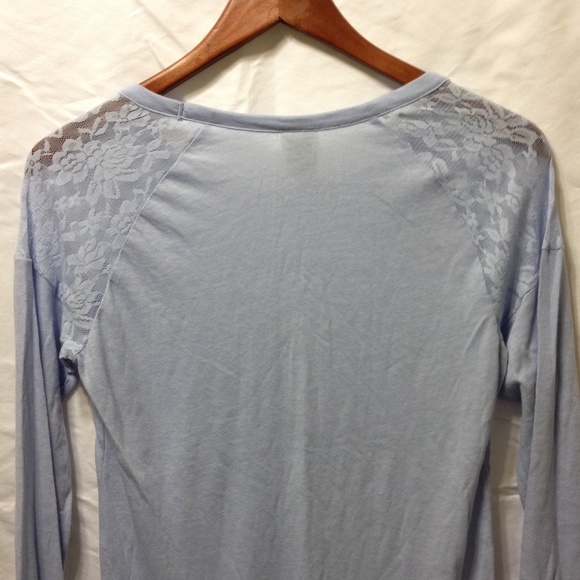 VS Pink Lace Lavender/Periwinkle Long Sleeve - Picture 4 of 4