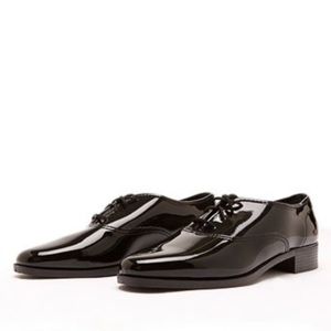 American Apparel black dance shoe.