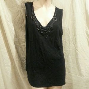 AK Anne Klein embellished tank