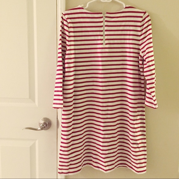 ✨SOLD✨ F21 striped 3/4 sleeve shift dress - Picture 2 of 2