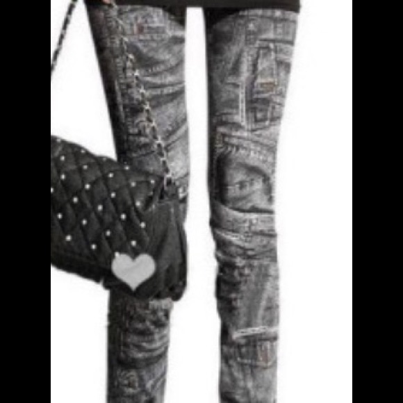 Denim like leggings