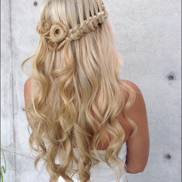 100% real human hair microbead extensions blonde