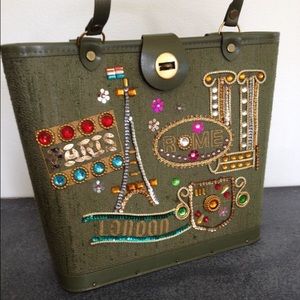 Vintage 60s DIY Enid Collins Bucket Purse Europe