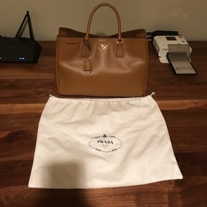 100% Authentic Prada Safiano large bag