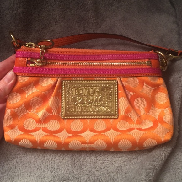 Summer Coach wristlet