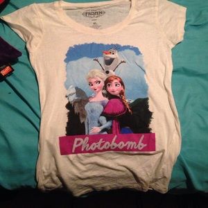 Frozen pajama shirt