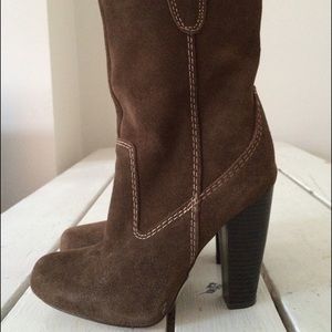 Brown Suede Boots