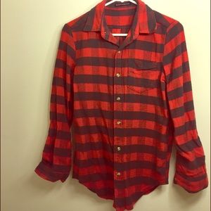 Red Brandy Melville Flannel