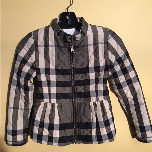 ❤️ sold ❤️ Authentic Burberry girls jacket size 10