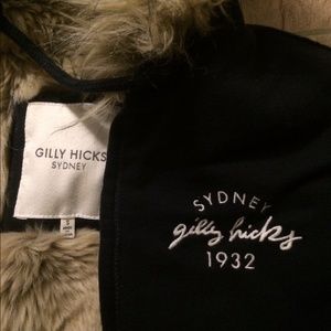 Gilly Hicks Navy Blue Outerwear Hoodie Size S