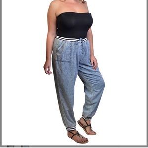 NWT PLUS SIZE SOFT JEAN JOGGER