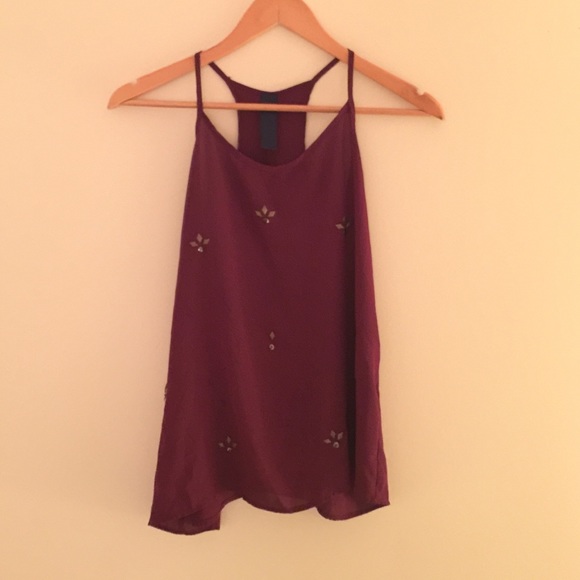 Francesca's Collections Tops - Francesca's Maroon Tank