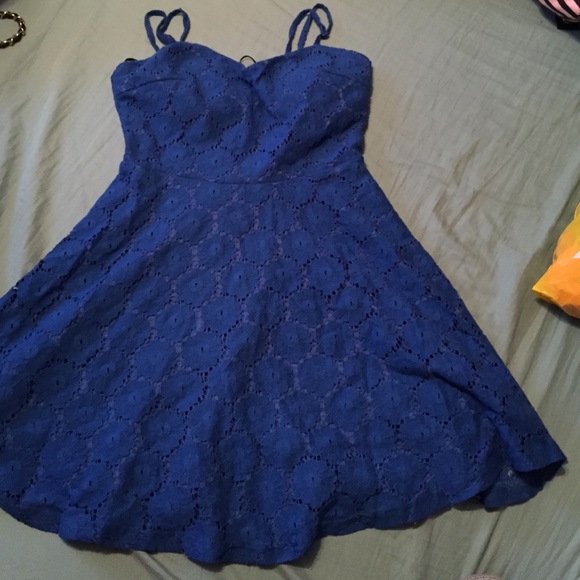 Royal blue dress