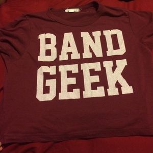 Band Geek crop top