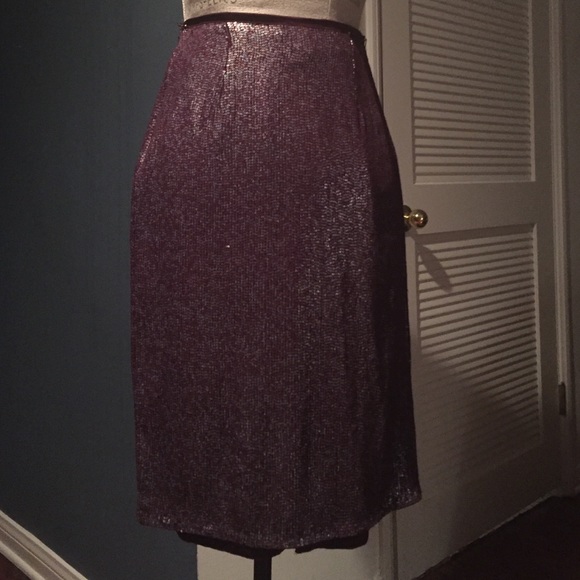 Cynthia Rowley sequined pencil skirt