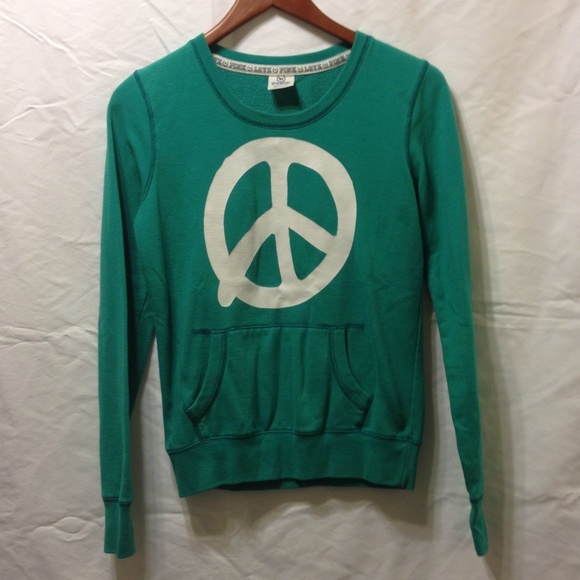 VS Pink Sea Green Crew Neck - Picture 1 of 3