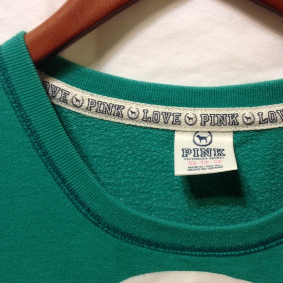 VS Pink Sea Green Crew Neck - Picture 2 of 3