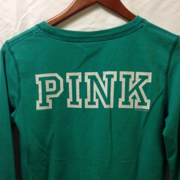 VS Pink Sea Green Crew Neck - Picture 3 of 3