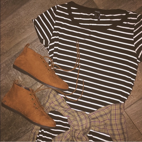 Forever 21 Dresses & Skirts - 90s GRUNGE // Stripe Black & White Maxi Dress