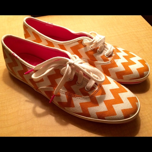New Kate Spade Chevron Print Keds - Picture 3 of 4