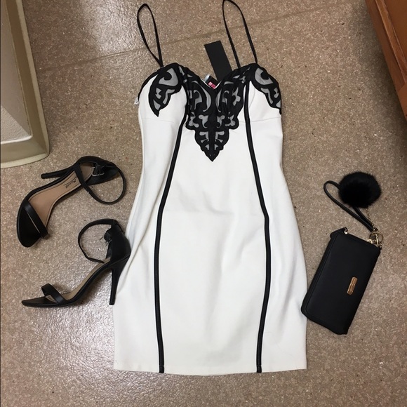 White formal cocktail dress