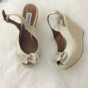 Steve Madden slingback wedges