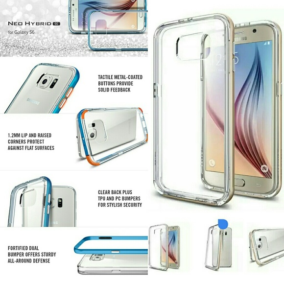 Crystal clear Galaxy s6 case