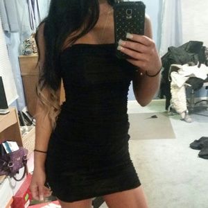 Guess XS Ruched mini dress