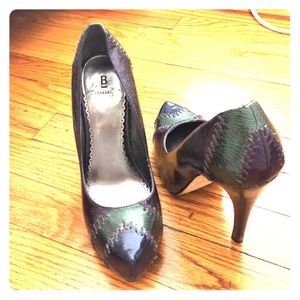 Bakers Color Block Stitched Heels