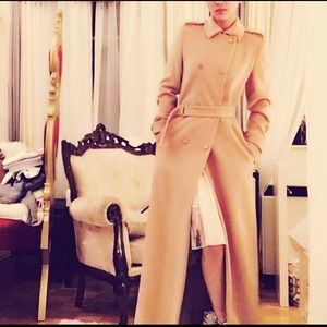 VALENTINO wool/silk/ angora coat