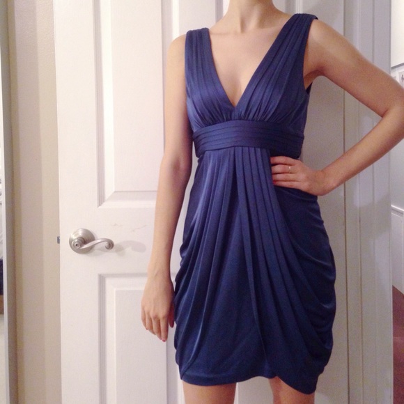 BCBG Blue Cocktail Dress (available until Jan. 2) - Picture 1 of 4