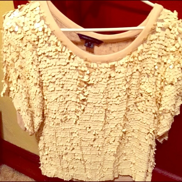 French Connection Showstopping sequin top!