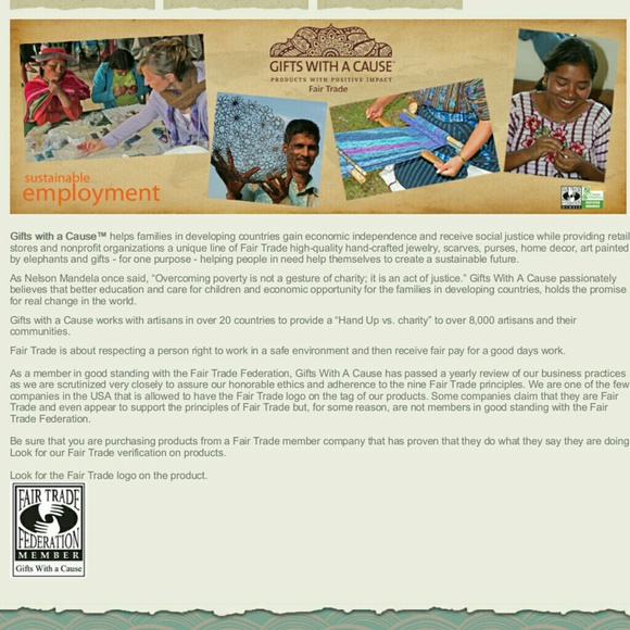 Meet Gifts with a Cause - Providing a Hand Up - Picture 2 of 4