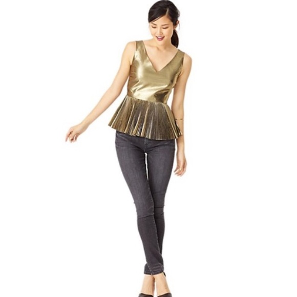 Kate Spade Lightbeam Peplum Top