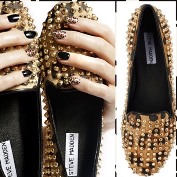 Steve Madden studded flats